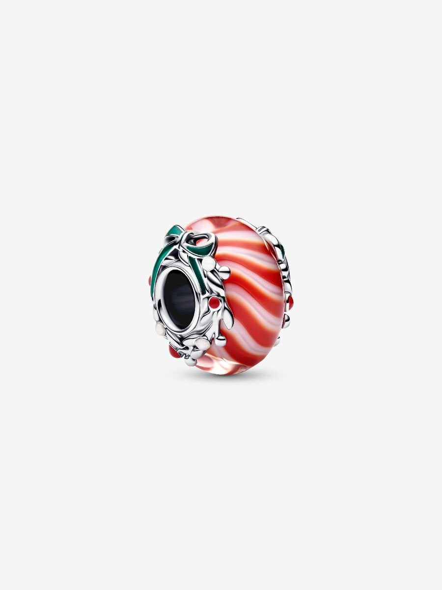 Candy Murano Glass Charm Hallmarked S925 Sterling Silver