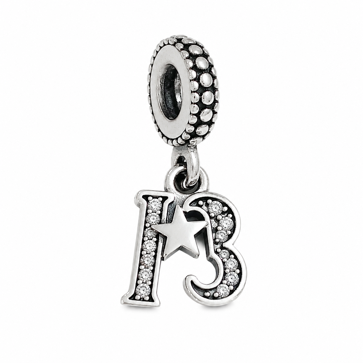 S925 Charms 15th,16th,18th,21st,30th,40th,50th,60th Birthday Dangle Sterling Silver Charms