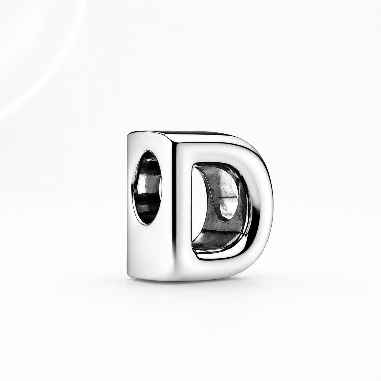 S925 Simple Alphabets A to Z Sterling Silver Charms Collection