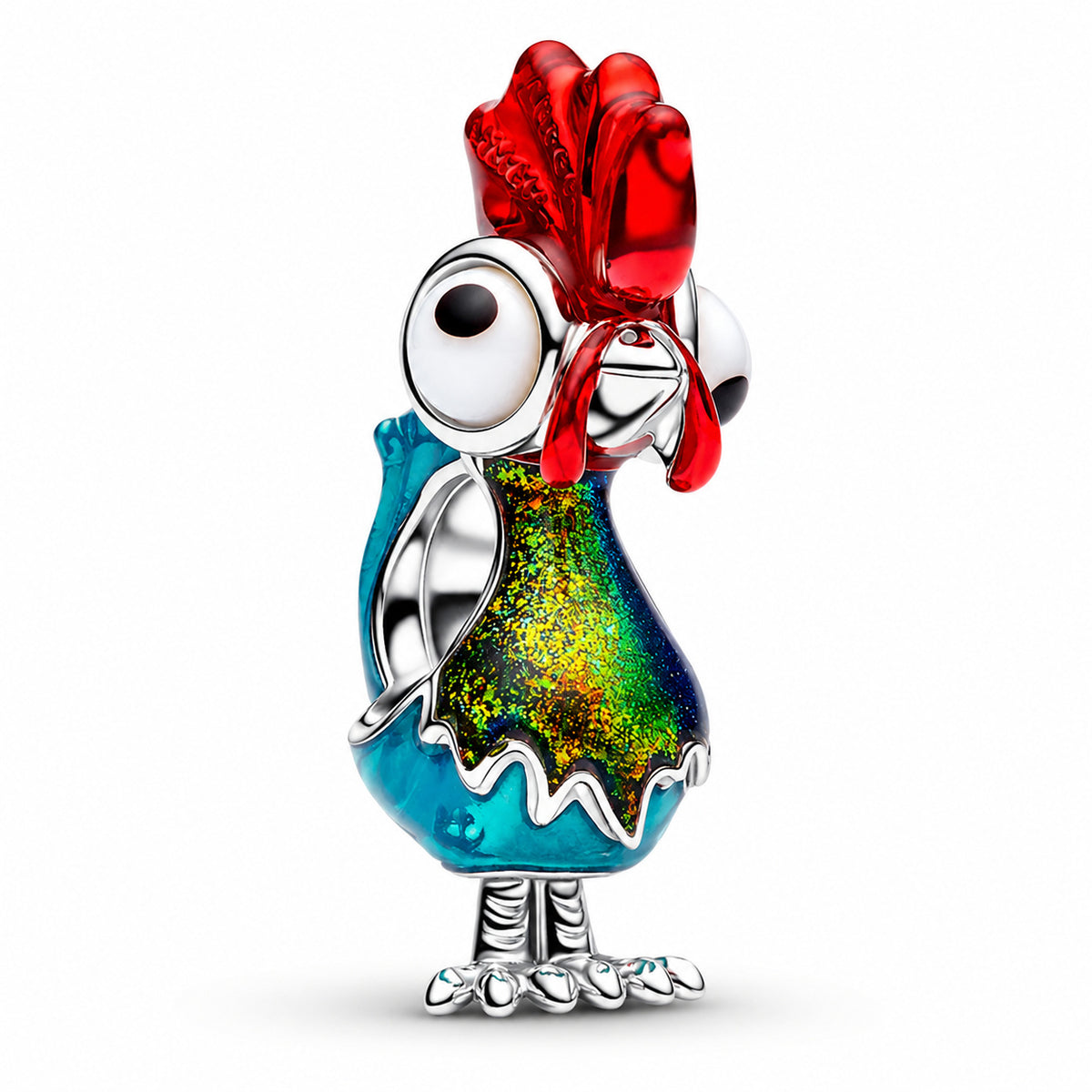 Disney Heihei Charm Hallmarked S925 Sterling Silver