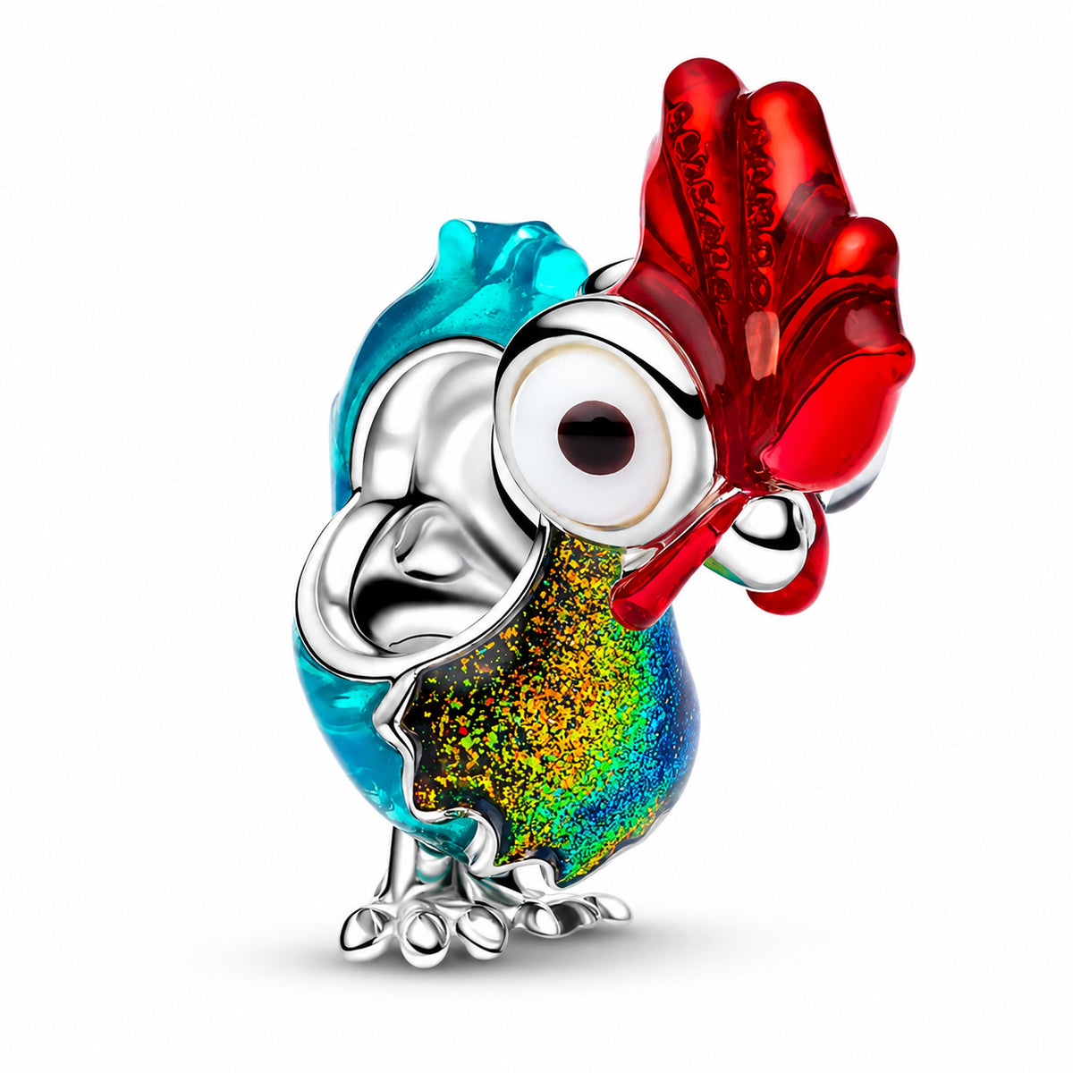Disney Heihei Charm Hallmarked S925 Sterling Silver