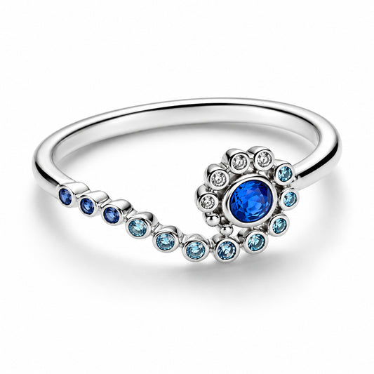Disney Moana Ocean Wave Ring Sterling Silver Ring