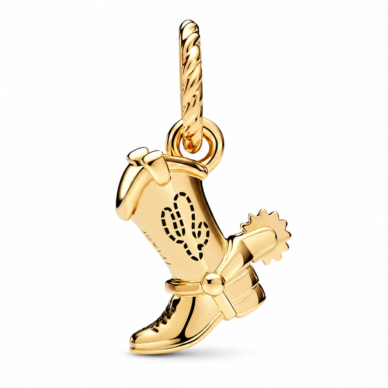 Disney Pixar Toy Story Woody Cowboy Boot Charm Hallmarked S925 Sterling Silver