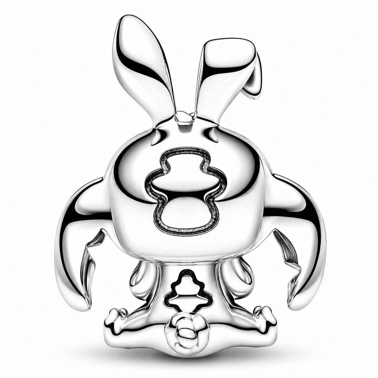 Disney Stitch Easter Bunny Charm Hallmarked S925 Sterling Silver