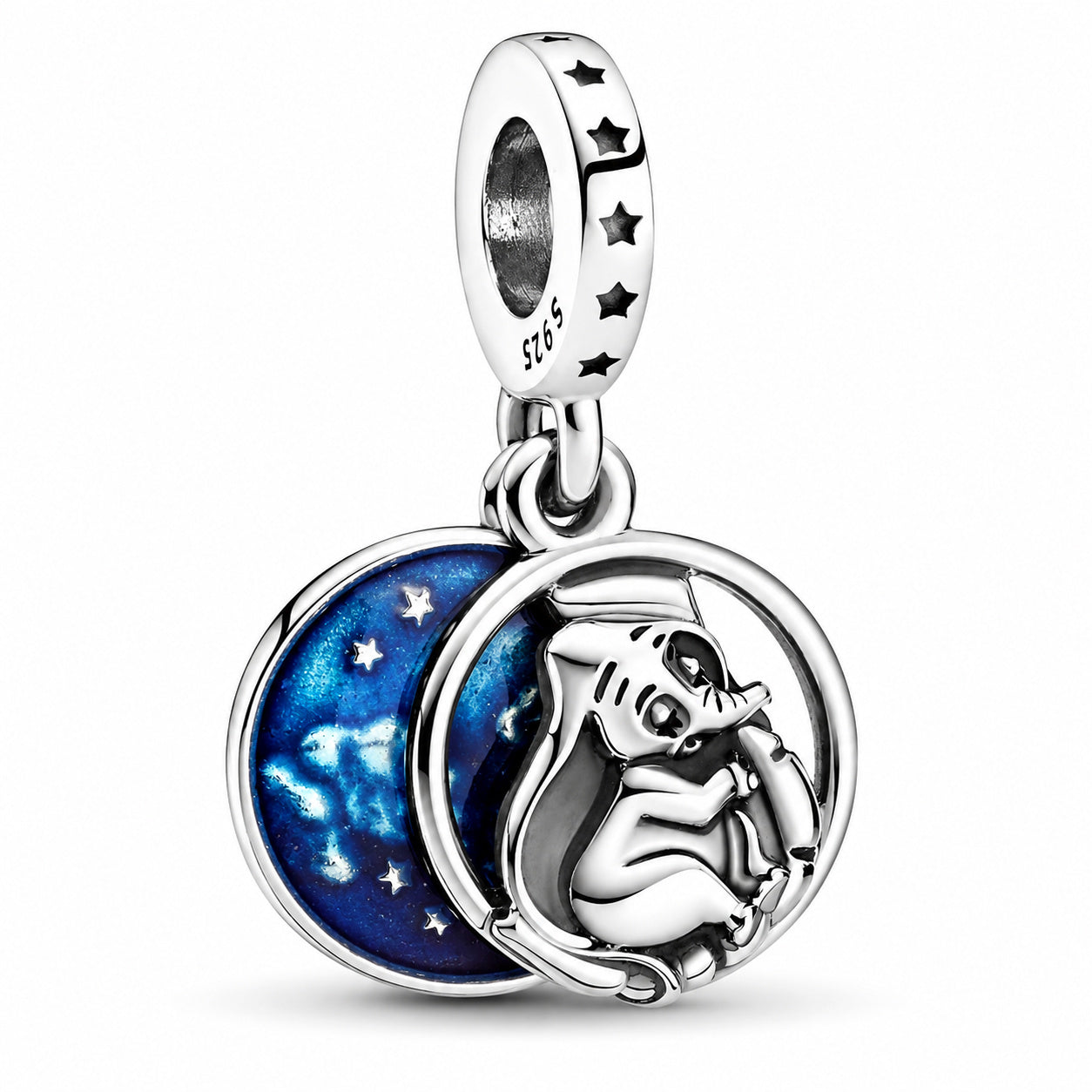 Disney Dumbo Sweet Dreams Dangle Charm S925 Sterling Silver