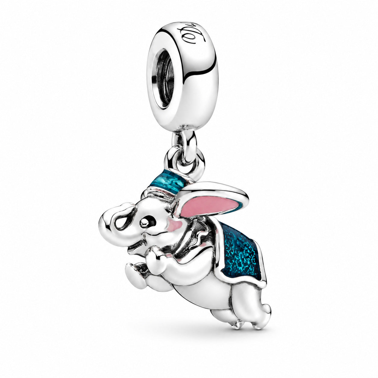Disney Flying Dumbo Dangle Charm Hallmarked S925 Sterling Silver