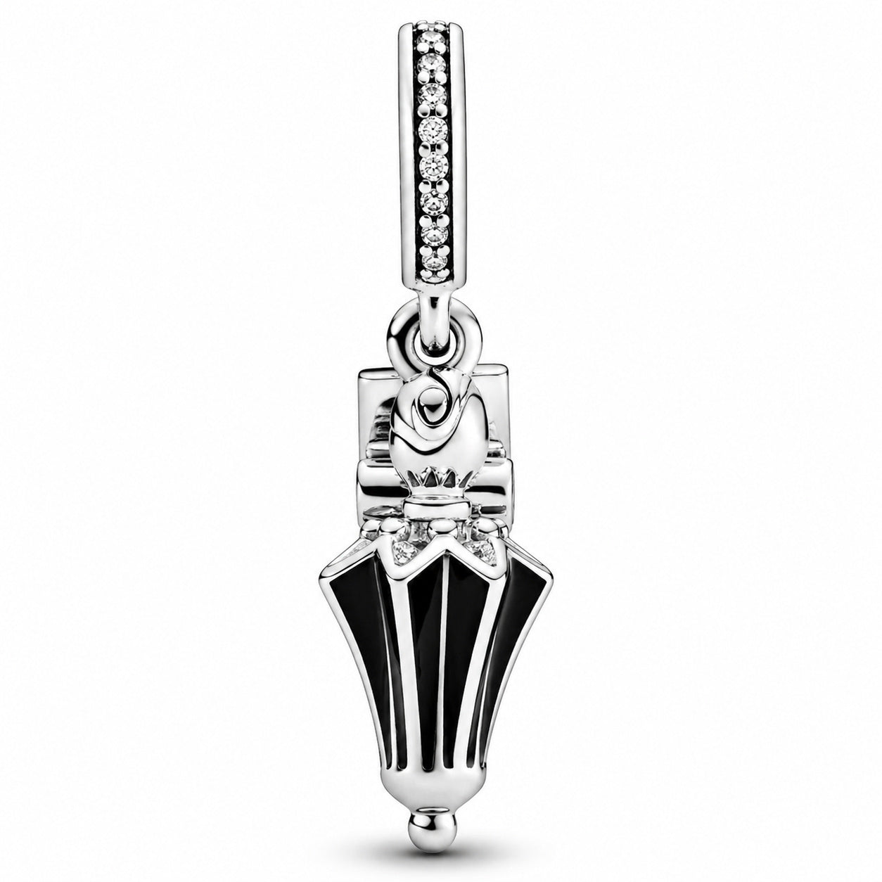 Disney Mary Poppin Umbrella Dangle Charm Hallmarked S925 Sterling Silver