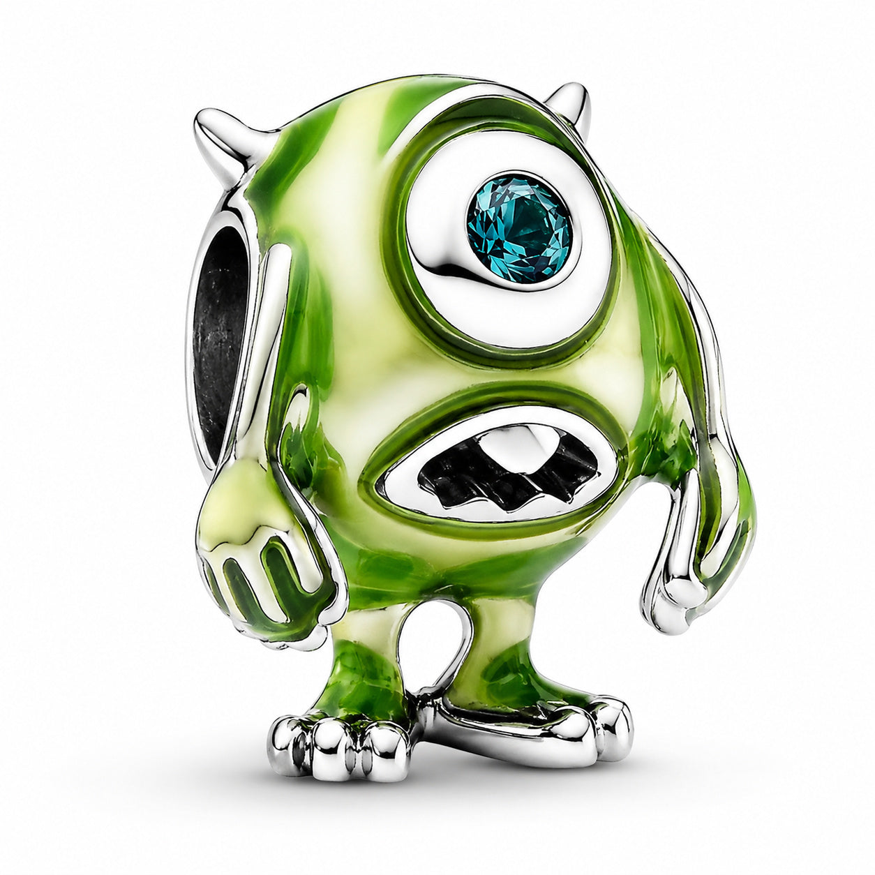 Disney Pixar Mike Wazowski Charm S925 Sterling Silver