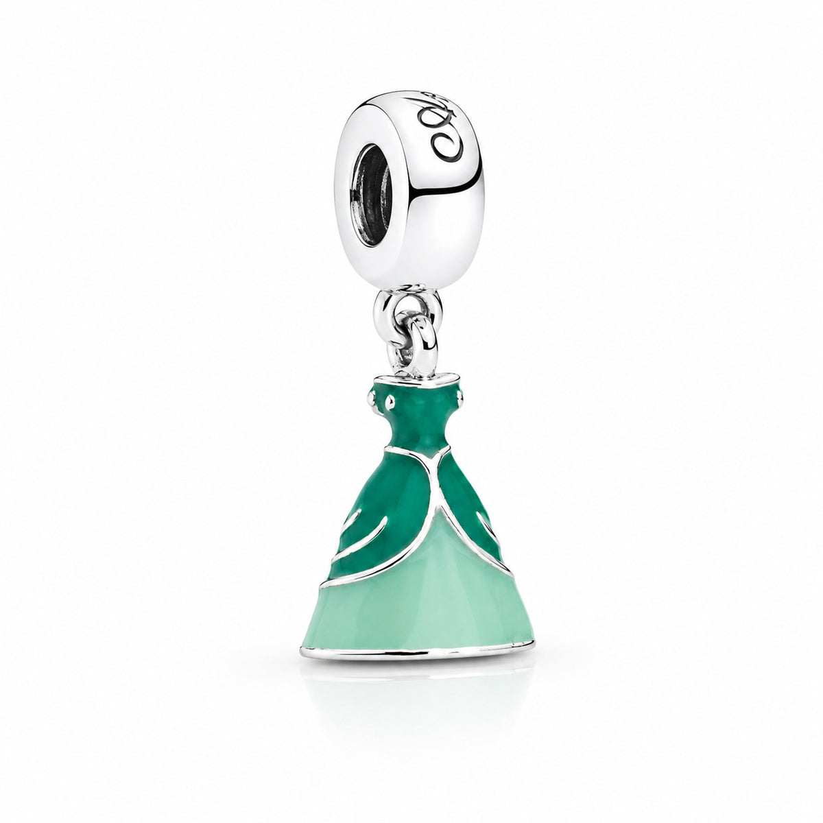 S925 Disney Princesses Dress Dangle Sterling Silver Charms Collection