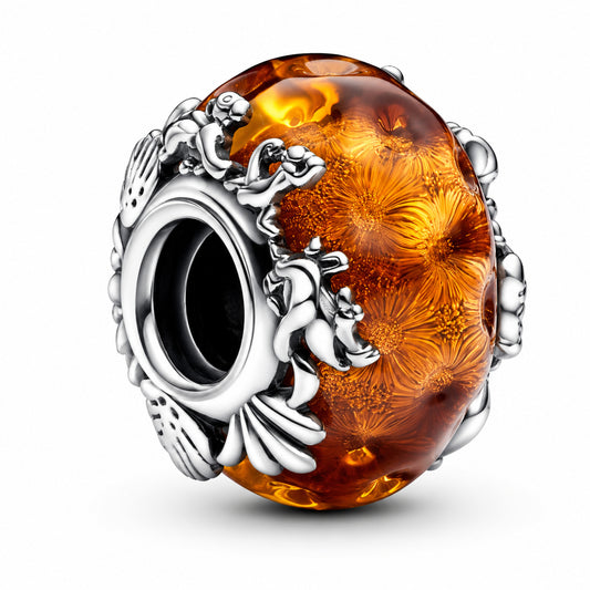 Disney The Lion King Murano Glass Charm S925 Sterling Silver