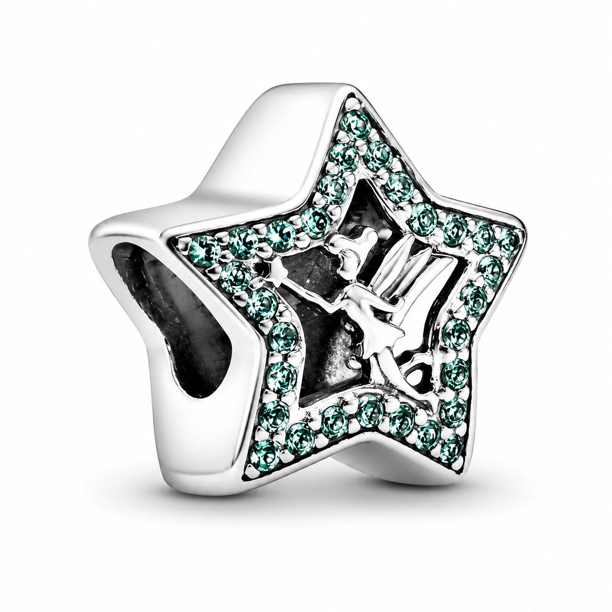 Disney Tinkerbell Star Charm S925 Sterling Silver