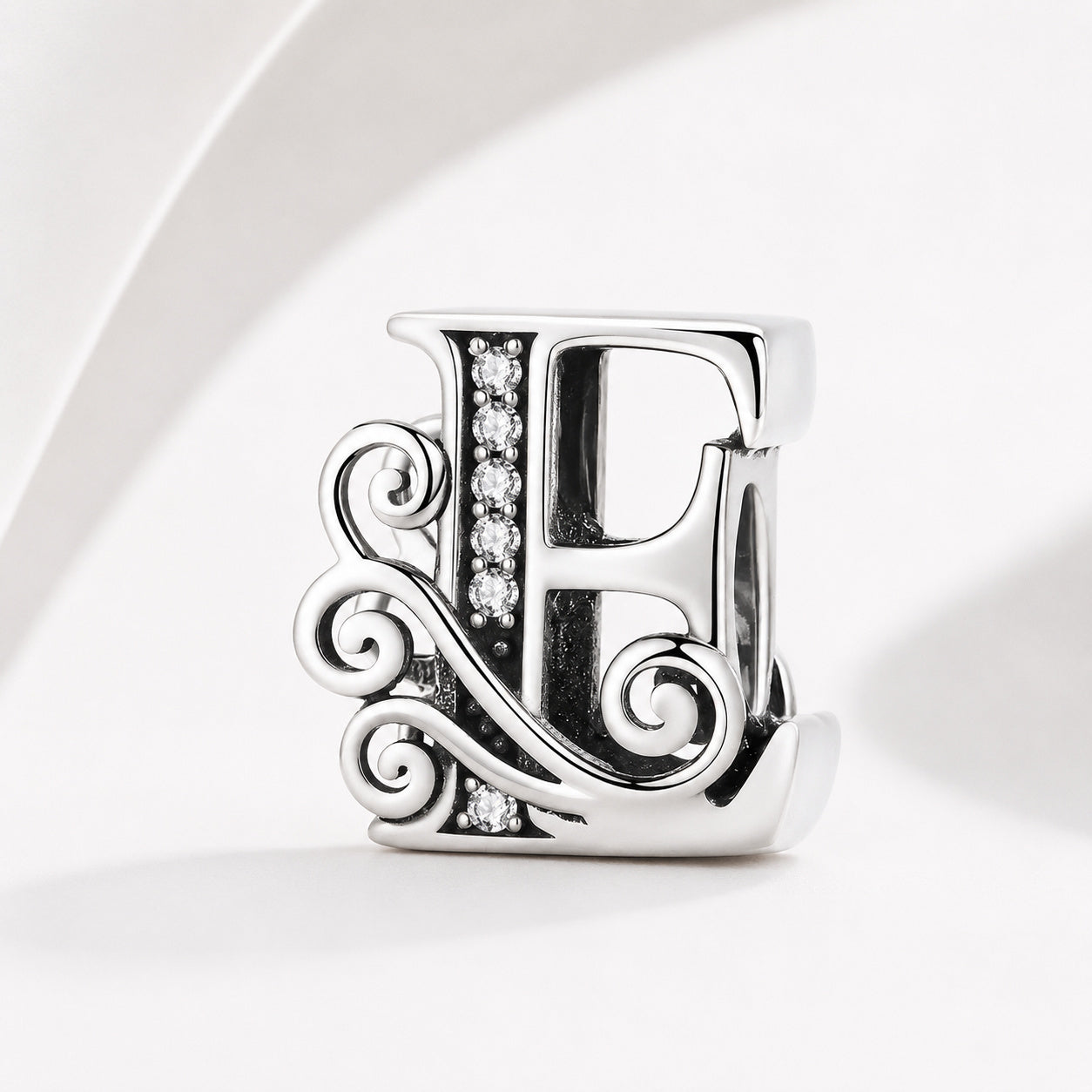 S925 Classic Alphabets A to Z Sterling Silver Charm Collection