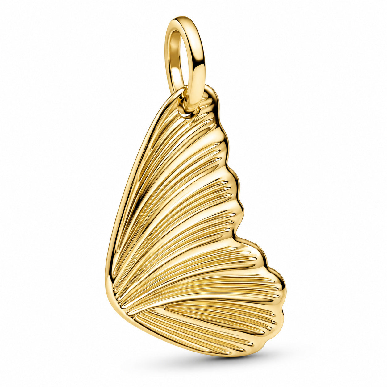 Engravable Butterfly Wing dangle charm Hallmarked S925 Sterling Silver