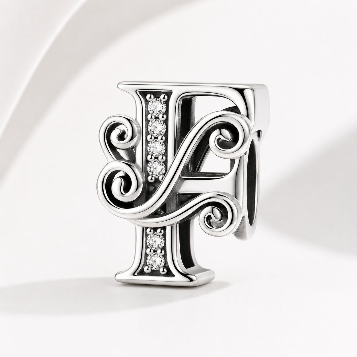 S925 Classic Alphabets A to Z Sterling Silver Charm Collection