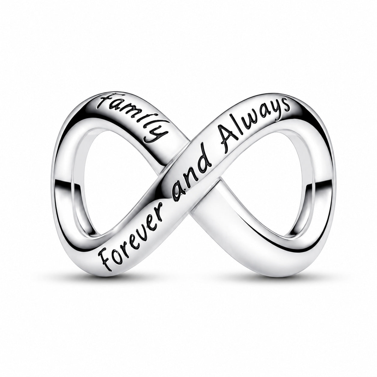 Forever & Always Infinity Charm S925 Sterling Silver