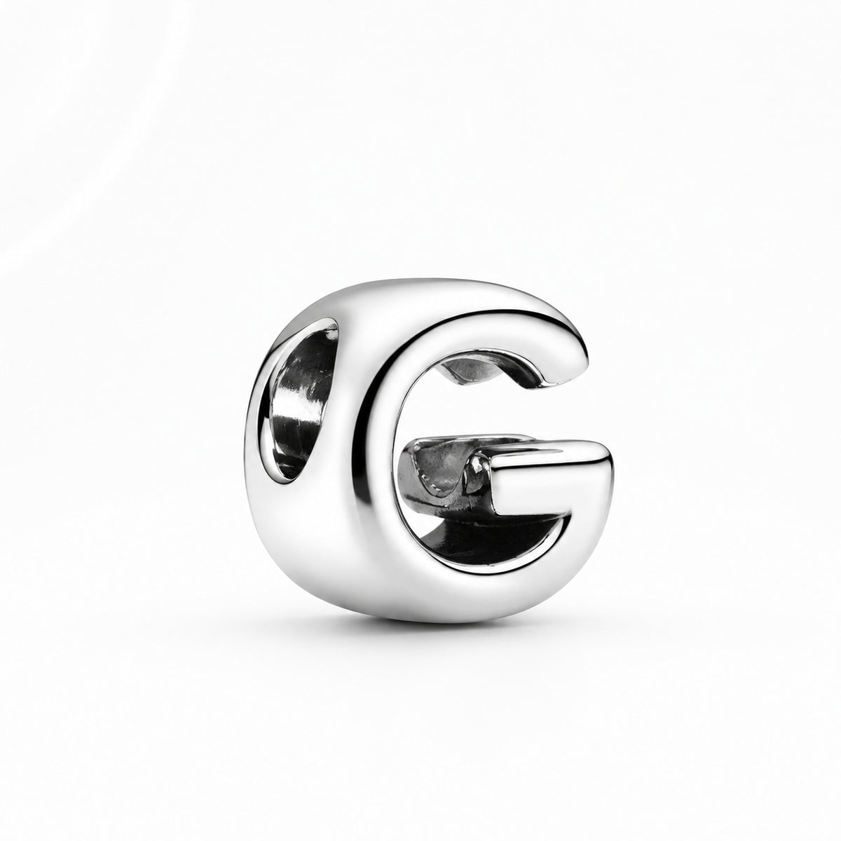 S925 Simple Alphabets A to Z Sterling Silver Charms Collection