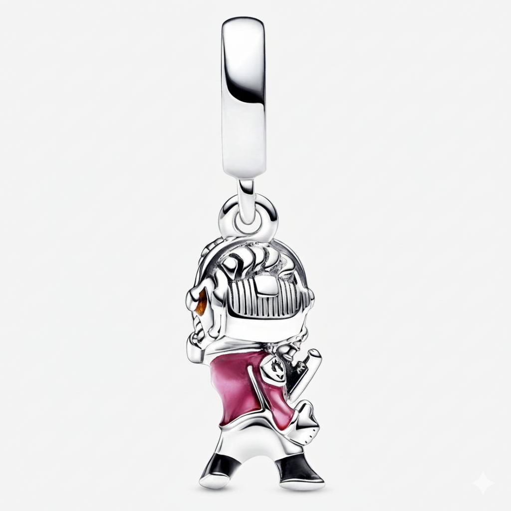 Marvel Guardians of the Galaxy Star-Lord Dangle Charm Hallmarked S925 Sterling Silver