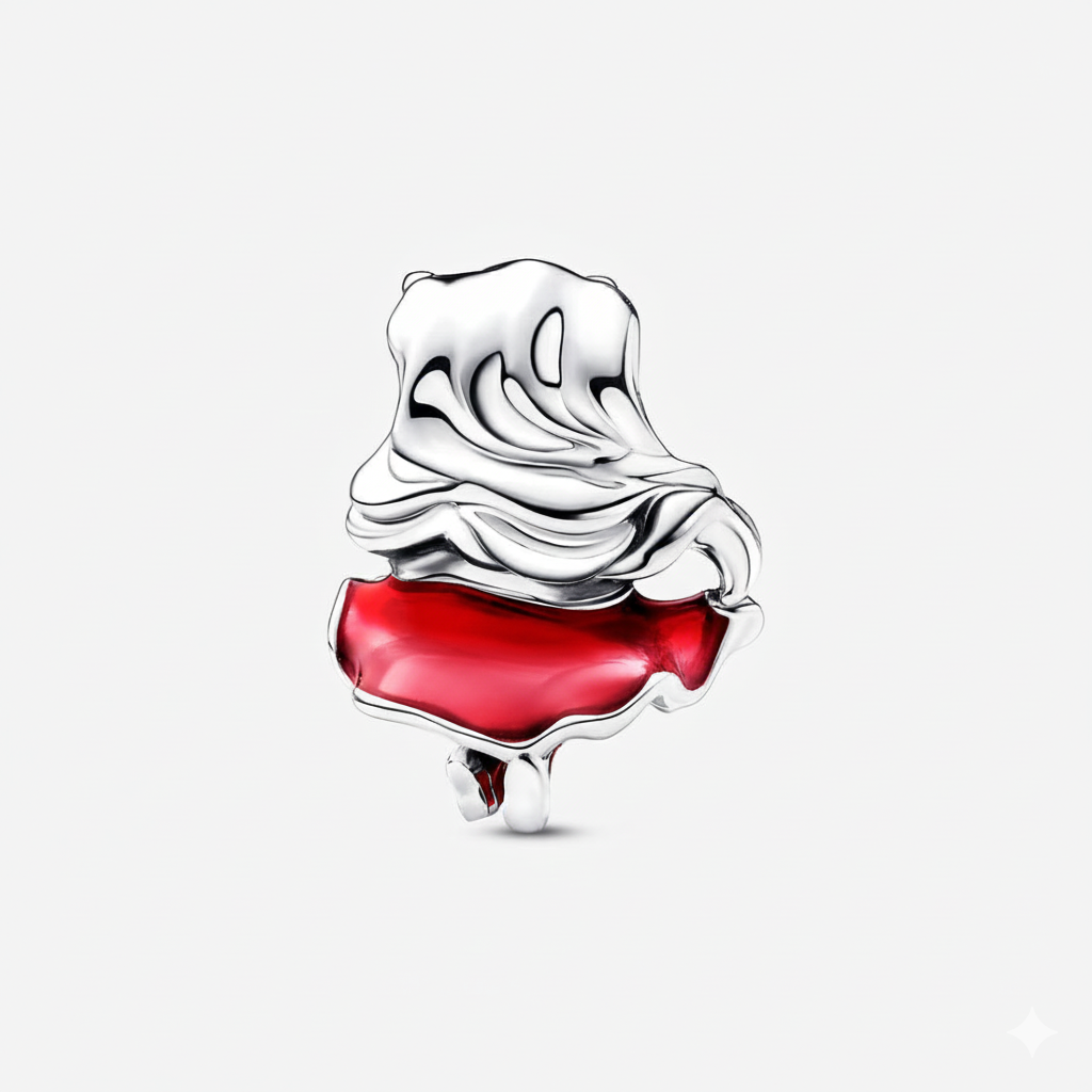 Marvel Scarlet Witch Charm Hallmarked S925 Sterling Silver