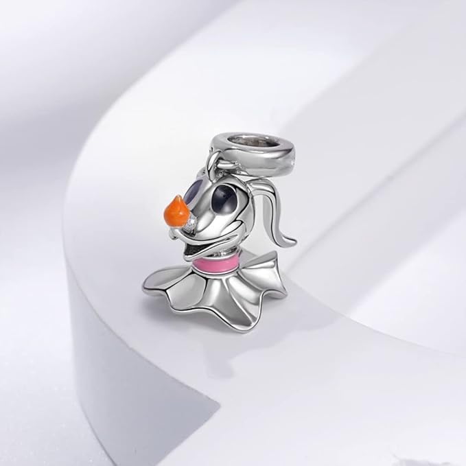 Ghost Dog Charm Christmas Nightmare Charm Hallmarked S925 Sterling Silver