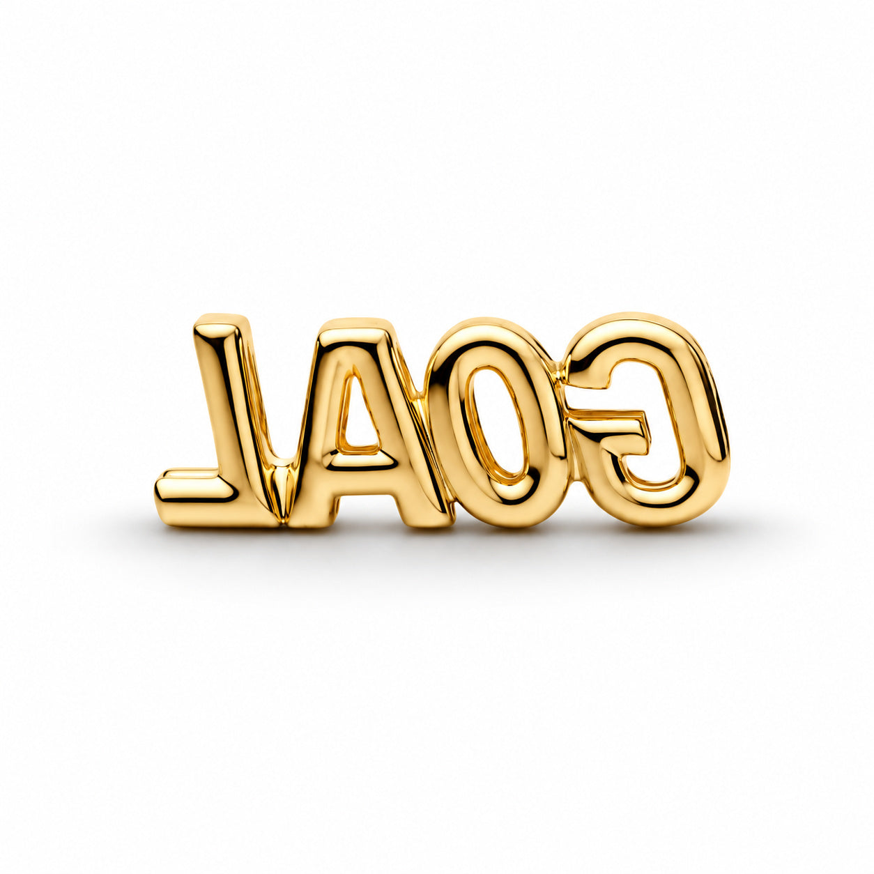 Goal Script Charm Hallmarked S925 Sterling Silver