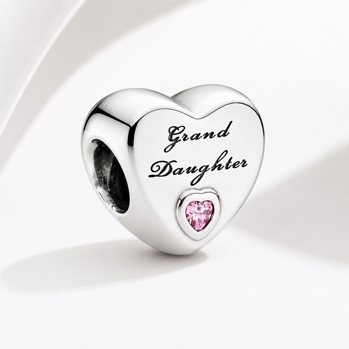 Family Hearts Bracelet Charm Hallmarked S925 Sterling Silver
