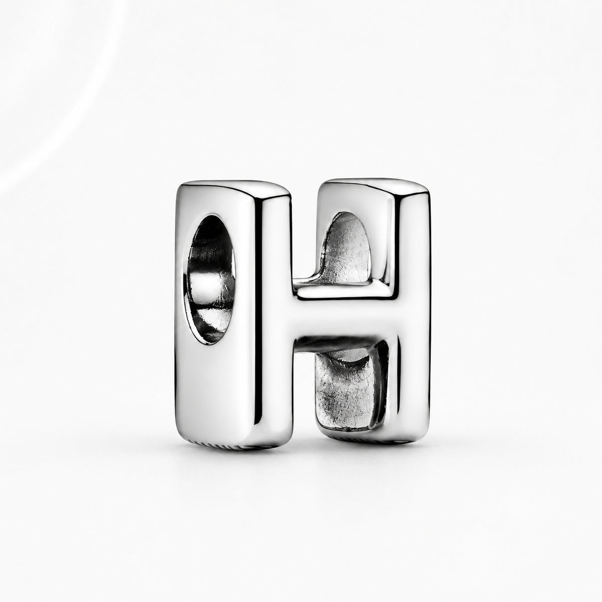 S925 Simple Alphabets A to Z Sterling Silver Charms Collection