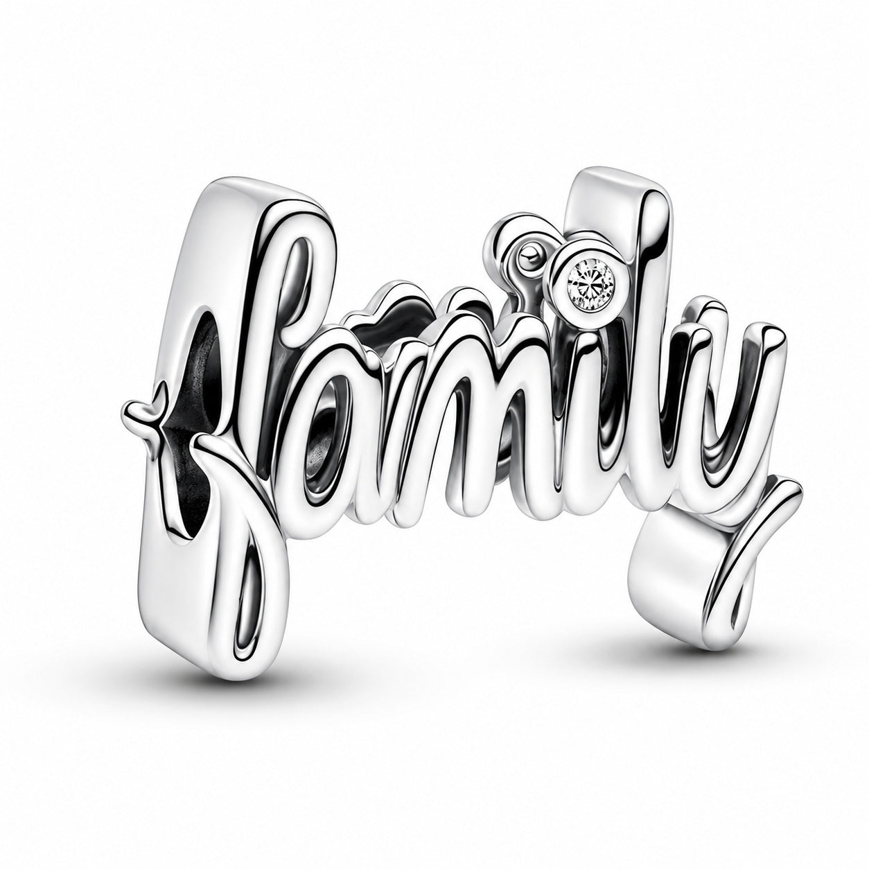 Handwritten Family Charm S925 Sterling Silver