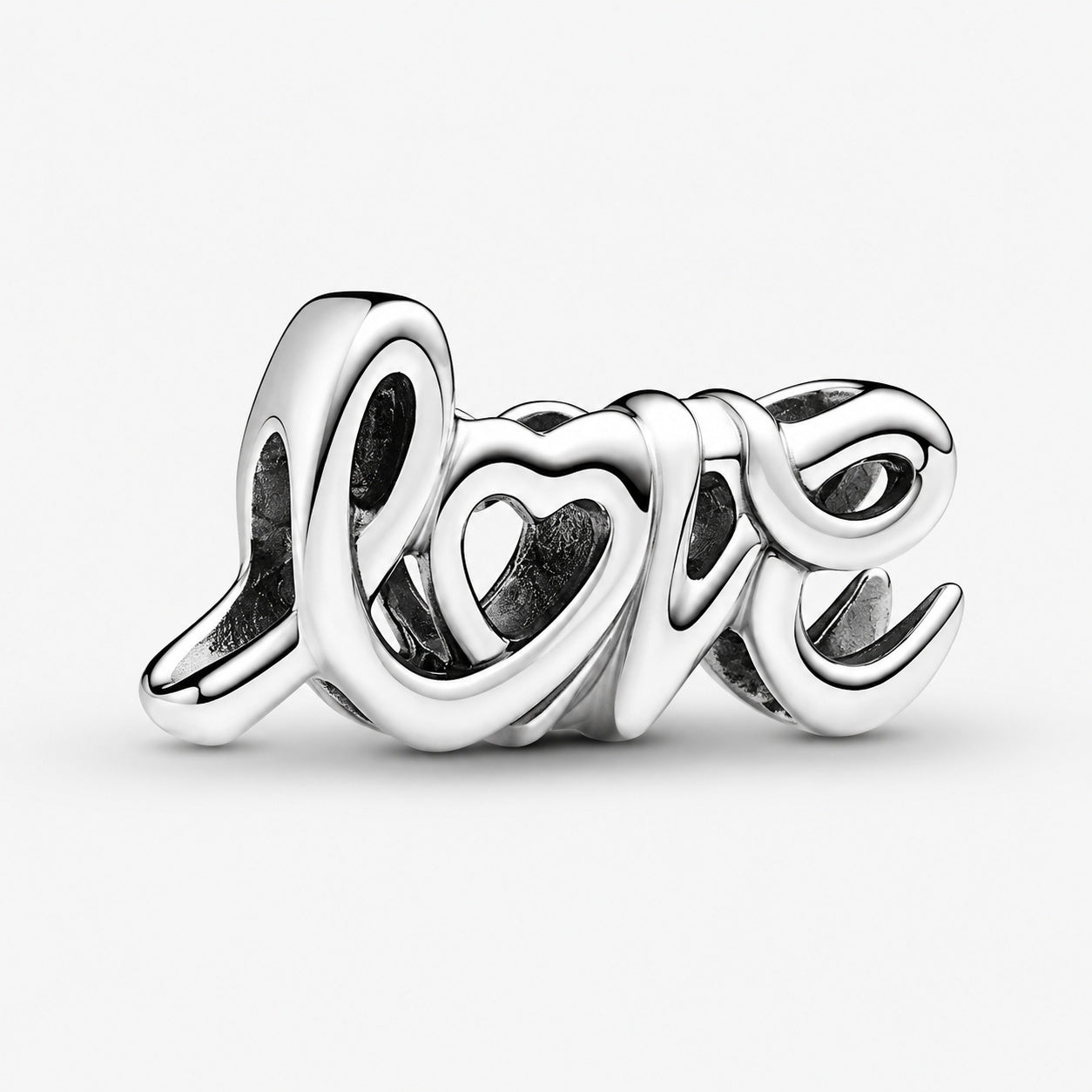 Handwritten Love Charm Hallmarked S925 Sterling Silver