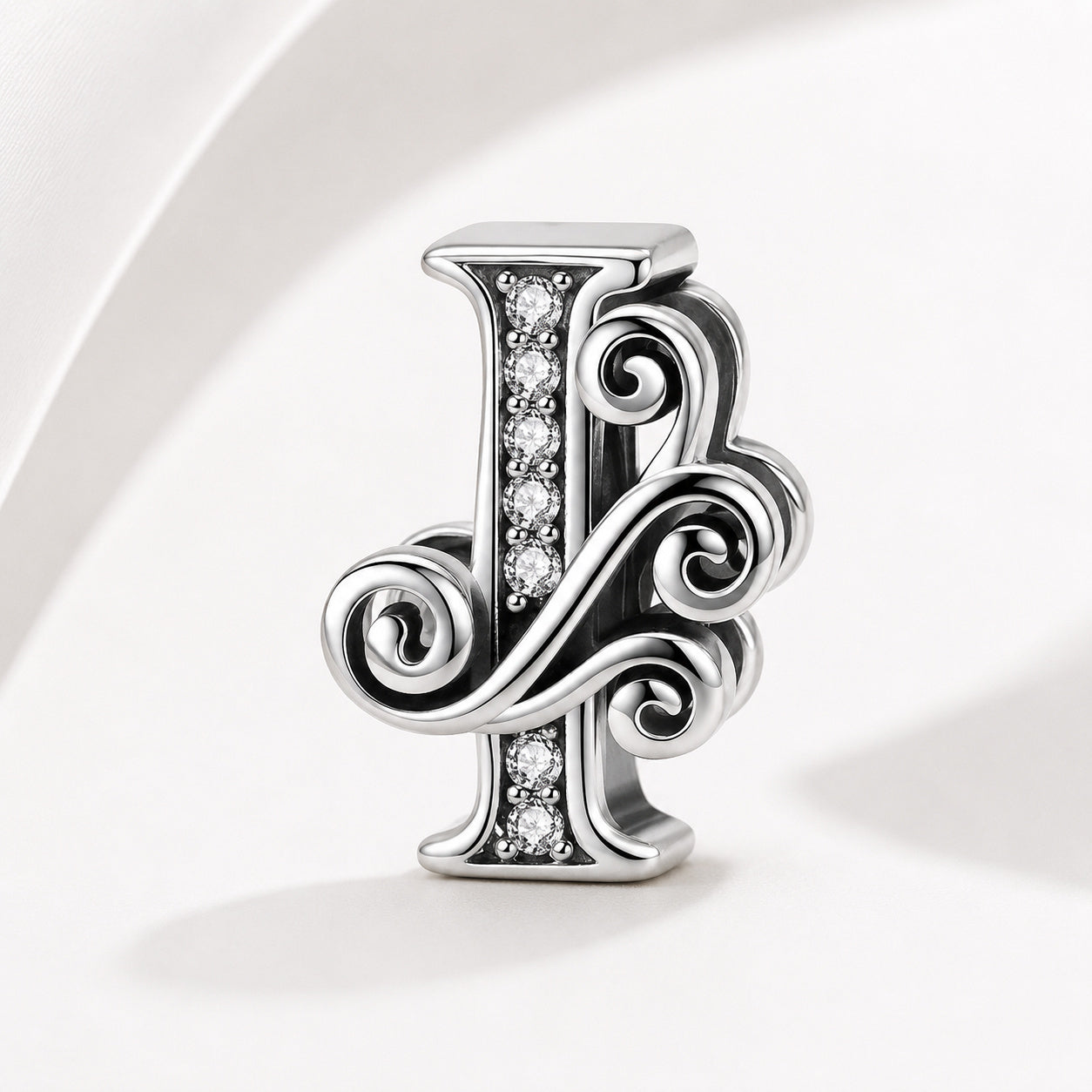 S925 Classic Alphabets A to Z Sterling Silver Charm Collection
