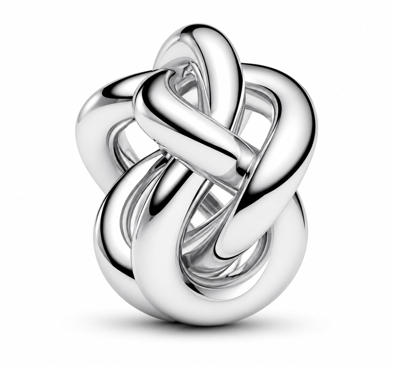 Infinity Knot Charm Hallmarked S925 Sterling Silver