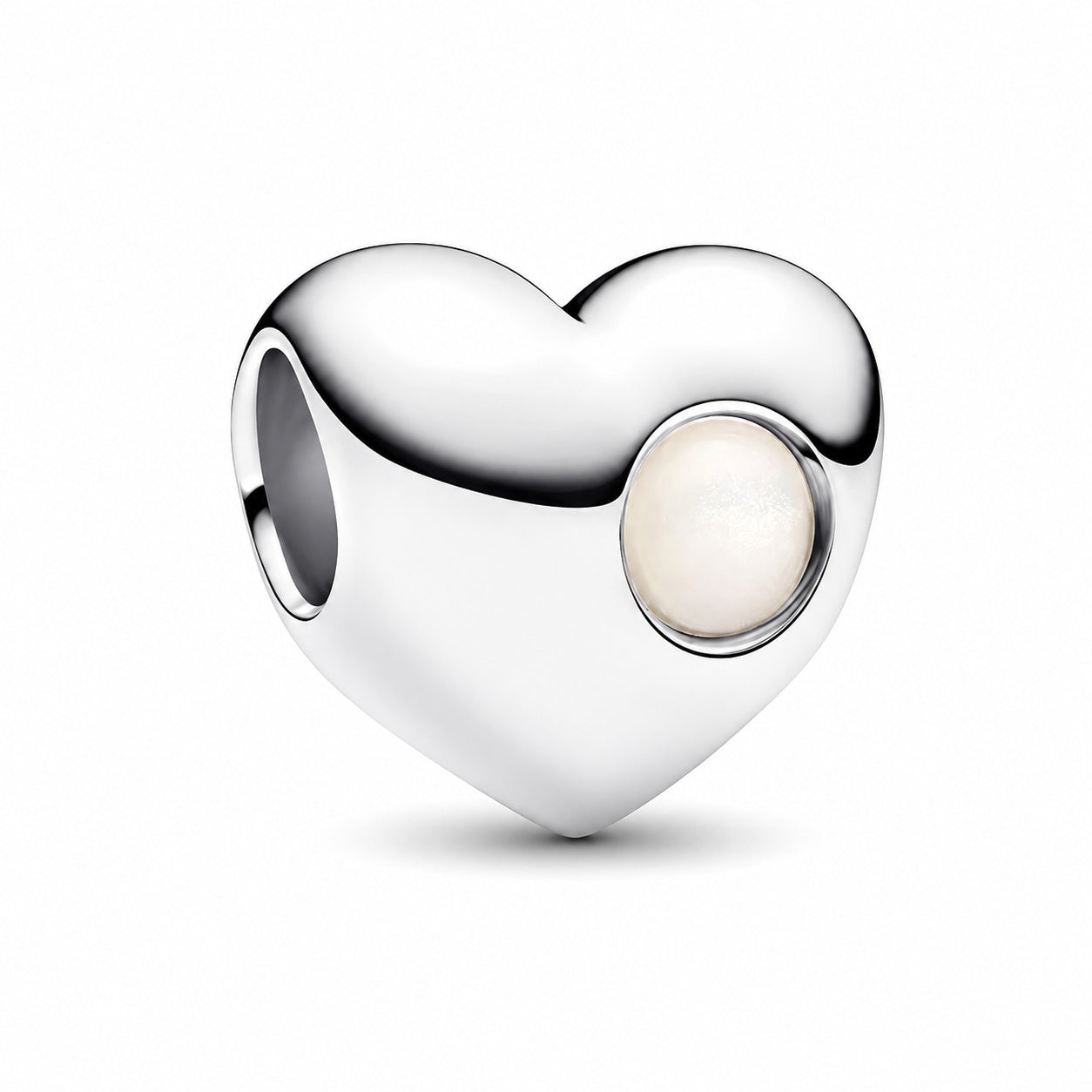 Birthstone Hearts Bracelet Charm S925 Sterling Silver