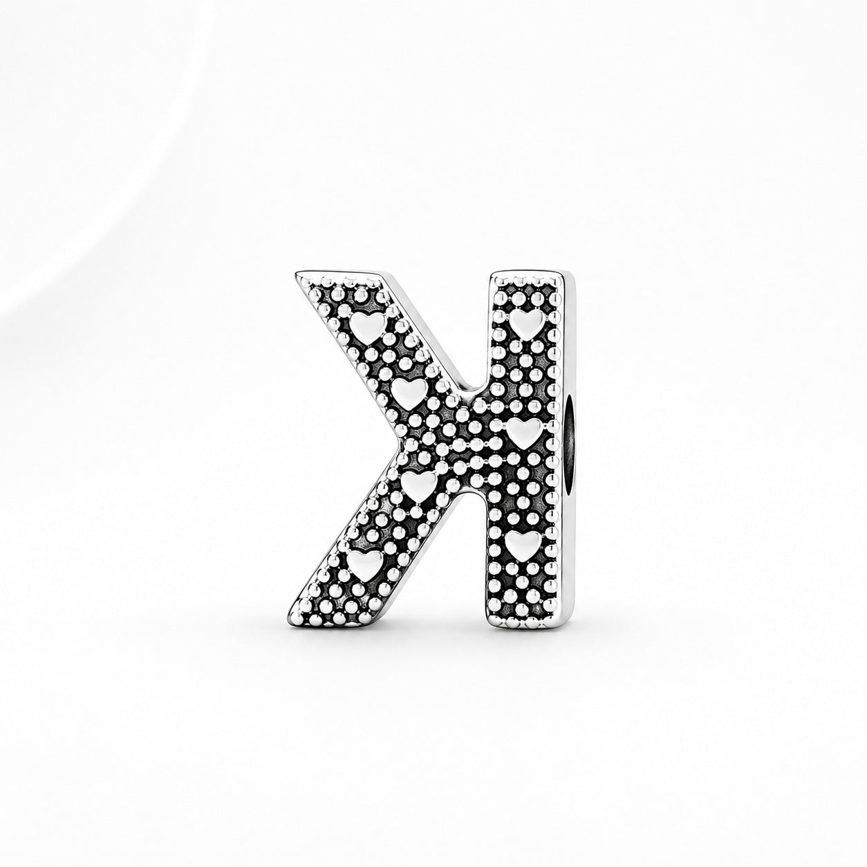 S925 Simple Alphabets A to Z Sterling Silver Charms Collection
