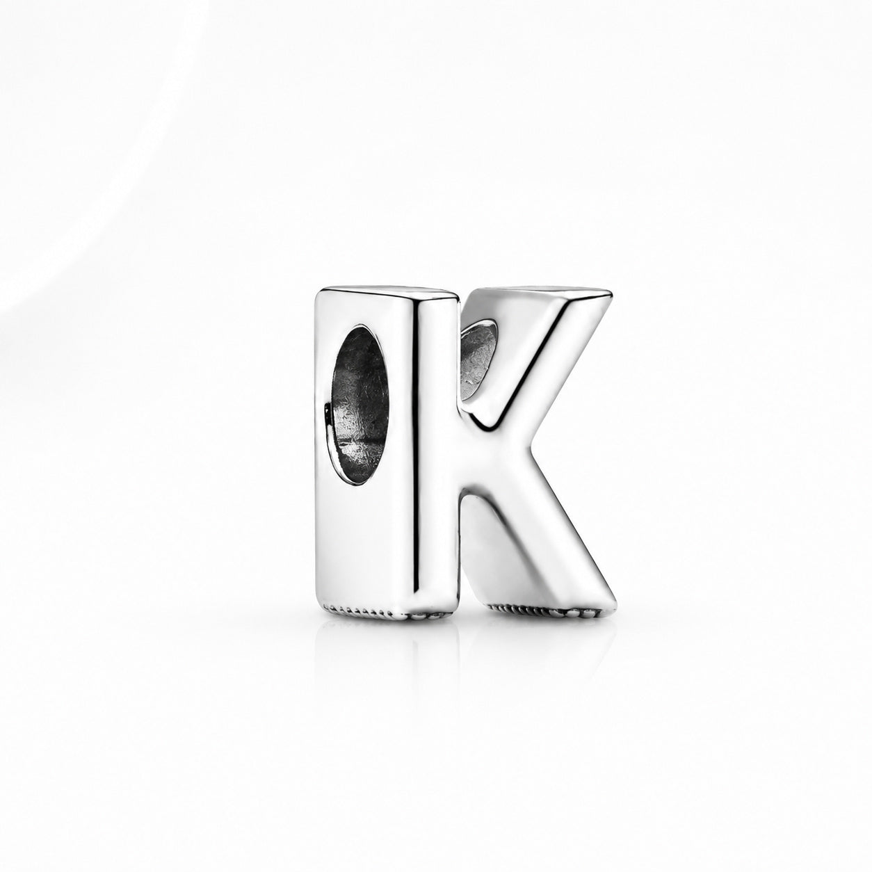 S925 Simple Alphabets A to Z Sterling Silver Charms Collection