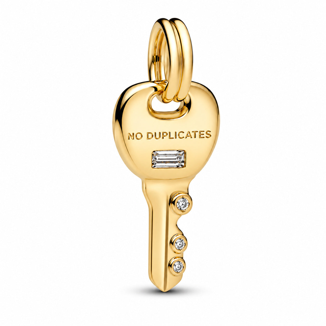 Key Dangle Charm S925 Sterling Silver