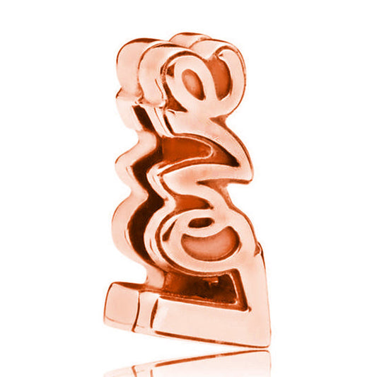 Rose Gold Love Clip Reflexions Charm Hallmarked S925 Sterling Silver