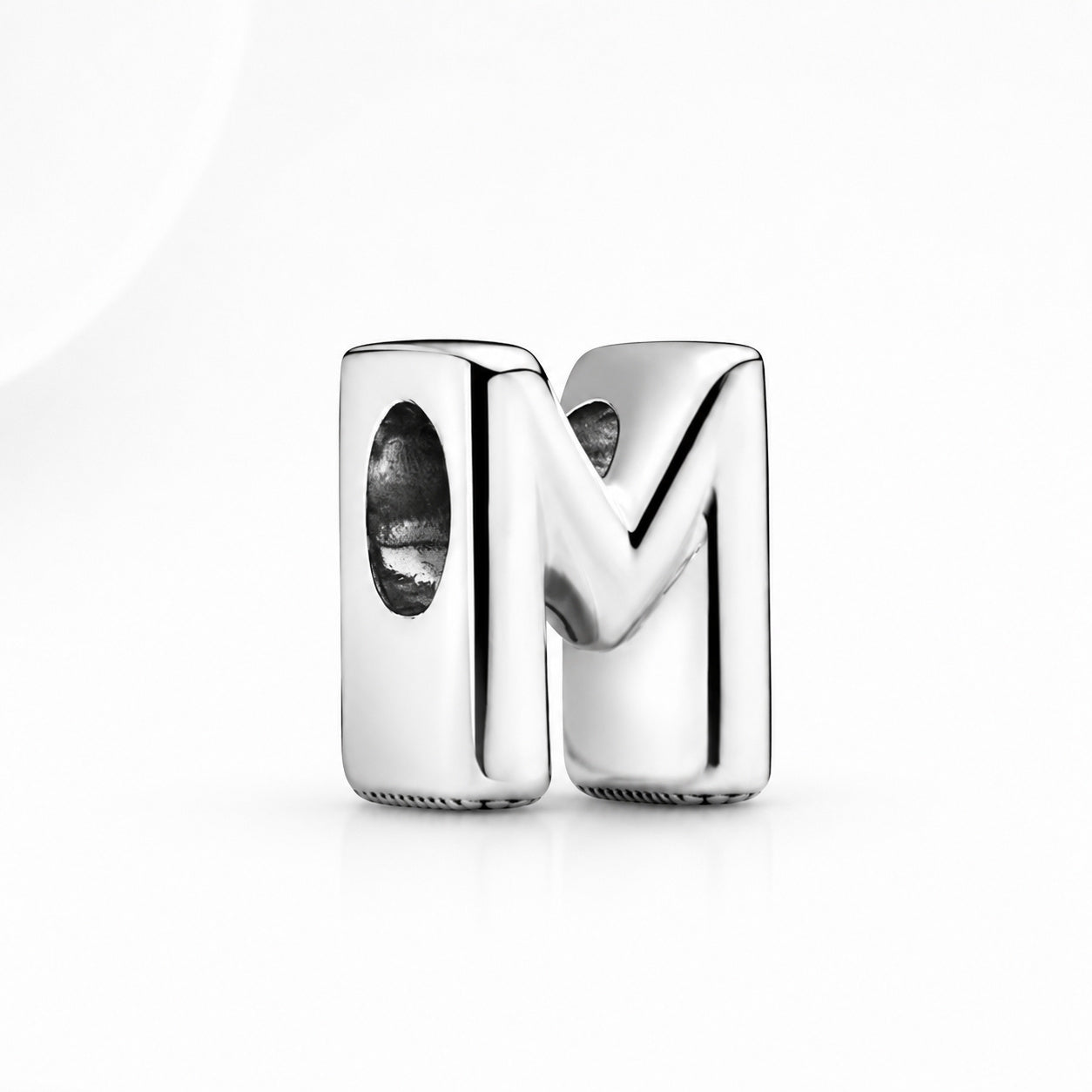 S925 Simple Alphabets A to Z Sterling Silver Charms Collection