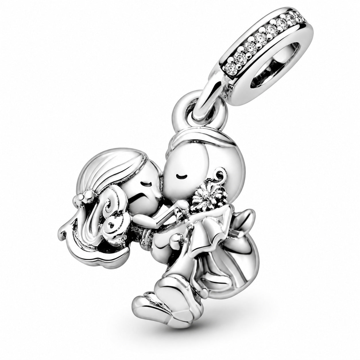 Married Couple Dangle Charm S925 Sterling Silver