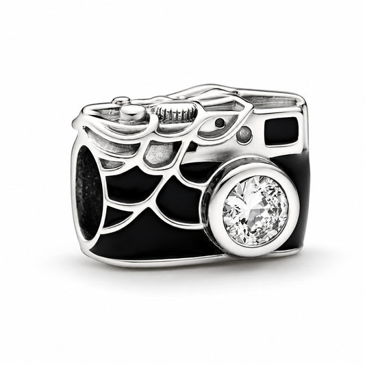 Marvel Spider-Man Camera Selfie Charm S925 Sterling Silver