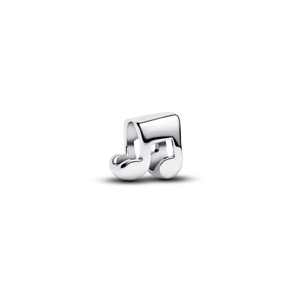 Mini Musical Note Charm Hallmarked S925 Sterling Silver