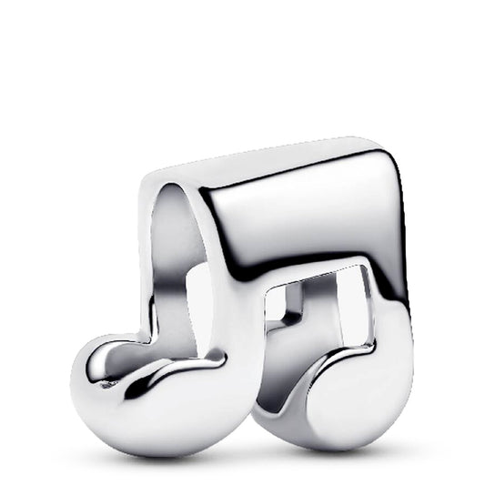 Mini Musical Note Charm Hallmarked S925 Sterling Silver