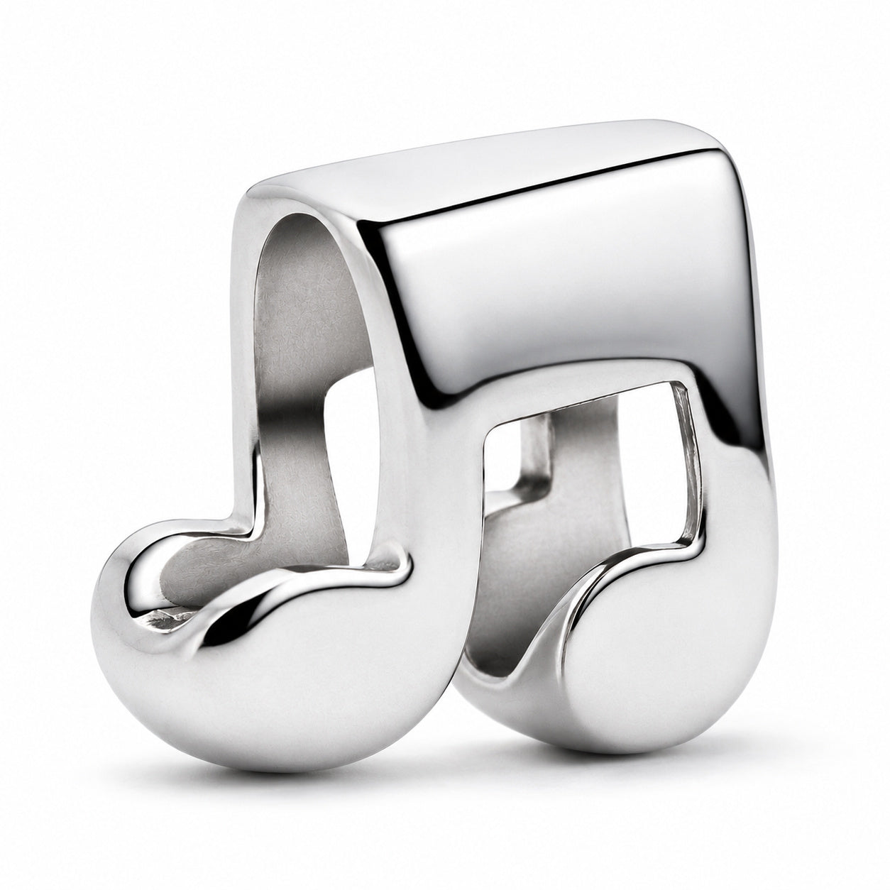 Mini Musical Note Charm S925 Sterling Silver