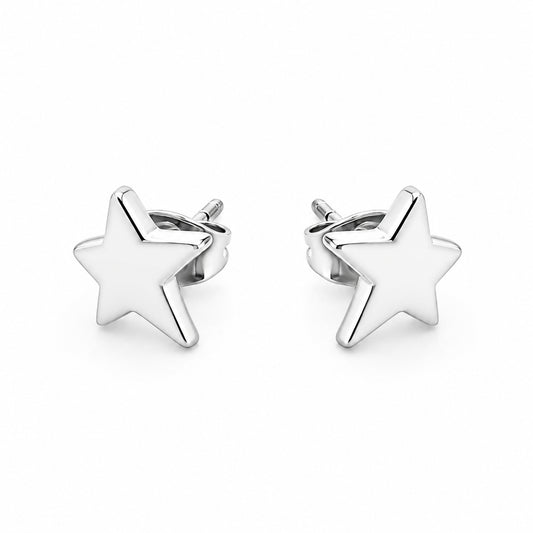 Mini Star Sterling Silver Stud Earrings