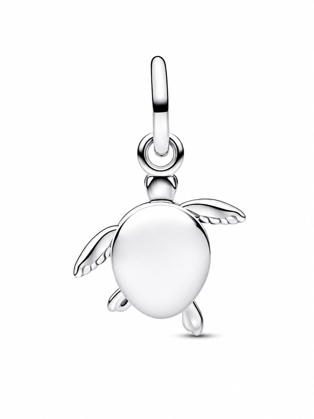 Moveable Turtle Gold-plated Dangle Charm Hallmarked S925 Sterling Silver