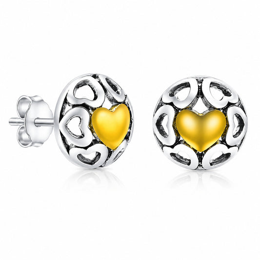 My True Love Sterling Silver stud Earrings