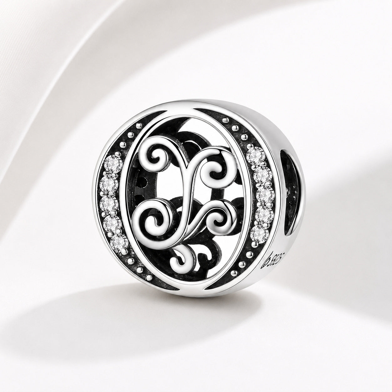 S925 Classic Alphabets A to Z Sterling Silver Charm Collection