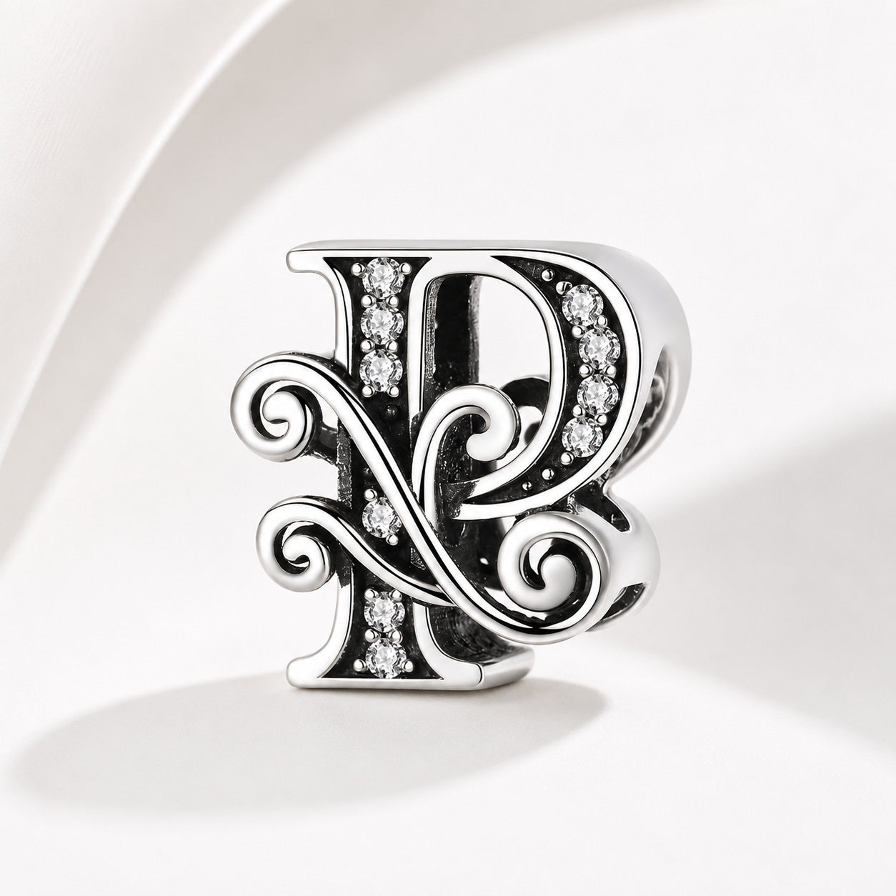 S925 Classic Alphabets A to Z Sterling Silver Charm Collection