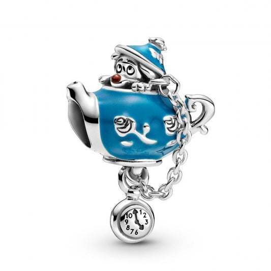 Disney Alice in Wonderland Unbirthday Party Teapot Charm Hallmarked S925 Sterling Silver