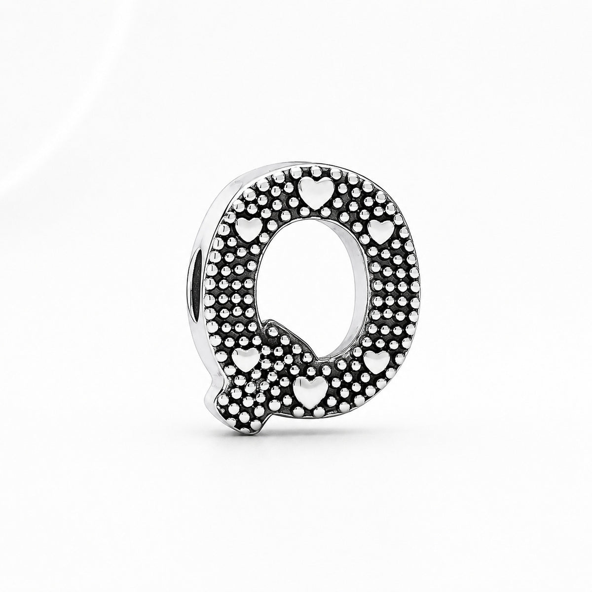S925 Simple Alphabets A to Z Sterling Silver Charms Collection