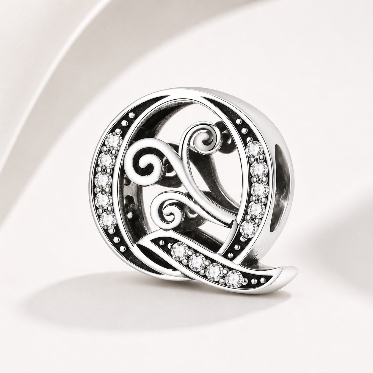 S925 Classic Alphabets A to Z Sterling Silver Charm Collection