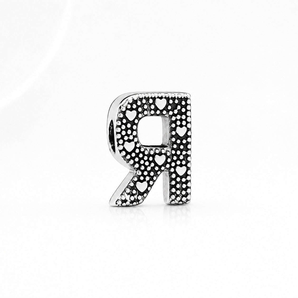 S925 Simple Alphabets A to Z Sterling Silver Charms Collection